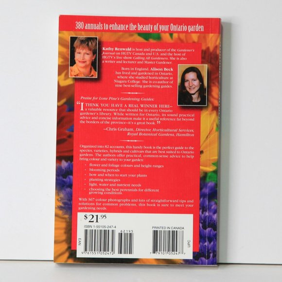 Annuals For Ontario: Publisher: Lone Pine Written-by Alison Beck & Kathy Renwald - Picture 4 of 4